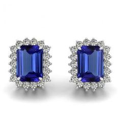 Get this beautiful pair of 1.6ctw Emerald Cut Tanzanite Earring online for just $1351.99 Luxury Tanzanite Emerald Cut Jewelry, Blue Tanzanite Wedding Jewelry, Luxury Faceted Tanzanite Jewelry, Luxury Green Tanzanite Jewelry, Luxury Tanzanite Gemstones In White Gold, Luxury Tanzanite Earrings For Formal Occasions, Luxury Tanzanite Jewelry With Matching Earrings, Luxury Radiant Cut Tanzanite Jewelry, Luxury Tanzanite Wedding Earrings