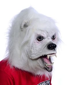 Bring the frigid fright with our Polar Bear Moving Mouth Mask. Become a ferocious beast of the frozen wilderness with a massive head and realistic movement. Our comfortable fit ensures you'll be the life of the party. Bear Mask, Life Of The Party, Mouth Mask, Polar Bear, Frozen, Comfort Fit, Mask, Bring It On