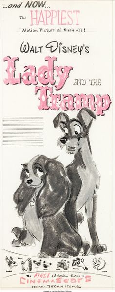 walt's lady and the tramp movie poster