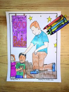 FREE Pastor Coloring Page Free Bible Coloring Pages, Childrens Ministry Deals, Pastor Appreciation, Pastors Appreciation, Bible Coloring Pages, Christian Education, Bible Coloring, Free Bible, Childrens Church