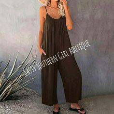 New Chocolate Brown Oversized Jumpsuit. Has Side Pockets. Adjustable Straps. Poly Spandex Jersey Material. Black Available Separate Listing Boho Western Hippie Coastal Farmhouse French Vintage Victorian Y2k Pearlcore Anthropologie Beach Professional Madwell Lace Christmas Whbm 90's Travel Yellowstone Office Holiday Resort Summer New Years Bonnaroo Luxury Shabby Chic Aesthetic Minimalist Girly Rustic Club Weekend Hiking Classy Stagecoach Maximalist Friends And Lovers Preppy Date Night Vibe Tropical Preppy Cruise Gypsy Spell Flirty Winter Wedding Anthropologie Formal Revolve Gift Reformation Casual Dress Coachella Trendy Valentine Festival Love And Lemons Free People Faux Fur Urban Sexy Cott Casual Solid Jumpsuits And Rompers For Vacation, Casual Solid Color Jumpsuits For Vacation, Trendy Jumpsuits And Rompers With Pockets For Beach, Trendy Beach Jumpsuits And Rompers With Pockets, Summer Style Solid Jumpsuits For Loungewear, Trendy Solid Color Beach Jumpsuits And Rompers, Brown Summer Jumpsuits And Rompers For Loungewear, Summer Brown Jumpsuits And Rompers For Loungewear, Summer Brown Jumpsuits And Rompers For Vacation