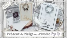 a collage of cards and paper goods with the words present de nige on it