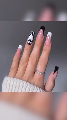 Ballet Nails, Black Acrylic Nails, Grunge Nails, Nail Swag, Chic Nails, Best Acrylic Nails, Long Acrylic Nails, Cute Acrylic Nails, Nude Nails