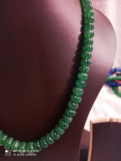 17''Natural Green Strawberry Quartz AAA 285 Carat Fine Quality Natural Pumpkin Beads 8-10mm Gemstone adjustable cord Neckla Stone :Natural Green Strawberry Quartz Shape :- fancy Pumpkin Necklace - 17 inch 1 line string Size :- 8x8-10x10mm Weight :- 285 carat Polish :- Handmade Quality - AAA Purity :- 100% Natural Gemstone color - green makes a great gift for your loved ones. It is known as the 'love stone' as the message it emits is the strong vibration of unconditional love, joy, warmth and hea Handmade Adjustable Emerald Necklace, Handmade Adjustable Emerald Necklace With Round Beads, Handmade Adjustable Beaded Emerald Necklace, Pumpkin Beads, Pumpkin Necklace, Pumpkin Bead, Green Strawberry, Carnelian Bracelet, Gem Shop