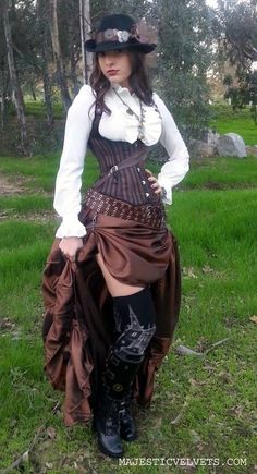 Steampunk Fashion Women, Yennefer Cosplay, Pirate Dress, Steampunk Dress, Steampunk Women