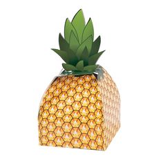 Pineapple Favor Box | 6 ct Pineapple Party Theme, Sponge Bob Party, Pineapple Party Favors, Hawaiian Theme Party, Pineapple Favors, Hawaiian Party Theme, Luau Party Supplies, Pineapple Birthday, Pineapple Party