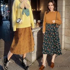 Lasaky - Plus-Size Skirt in Classic Winter Floral Print Casual Brown Maxi Skirt For Fall, Casual Midi Skirt For Fall, Casual Fall Midi Skirt, Casual Lined Maxi Skirt For Fall, Casual Fall Maxi Skirt With Lining, Casual Winter Maxi Skirt, Casual Winter Maxi Skirt, Flowy, Casual Pleated Maxi Skirt For Fall, Casual Fall Maxi Skirt