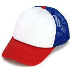 Poly-foam/Polyester Adjustable 54 CM, or 21 Inches +/- 3. Fits SIZE 6-7 1/8 Snapback Closure, Soft Foam Feel, Ventilated Mesh Back Adjustable Snapback Black, Black/White, Light Pink/White, Navy Blue, Navy Blue/White, Neon Blue/White, Neon Pink/White, Neon Purple/White, Red, Red/White, Red/White/Blue, Royal Blue, Royal Blue/White, Teal/White, White, and Yellow/White DALIX Childrens Trucker Cap is Perfect for Outing with the family, or every day use when they are out in the sun. Baseball Pony leag