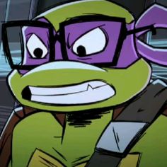 a cartoon frog with glasses and a backpack