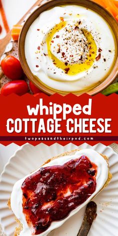 Whipped Cottage Cheese is the perfect Superbowl party food idea! A high protein, vegetarian dip that's great with veggies, crackers, toast, or fresh fruit. Drizzle with honey and make your game day menu a hit! Whipped Cottage Cheese, High Protein Vegetarian, Gameday Party, Vegetarian Dip, Protein Vegetarian, Best Vegetarian Recipes, Superbowl Party Food, Super Bowl Food, Superbowl Party