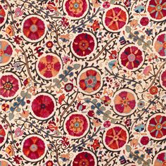 Samples and Purchasing available for Dzhambul Cotton And Linen Print - Raspberry Orange Orange By Brunschwig & Fils |  | Medallion / Suzani / Persian Multipurpose Print at Designer Wallcoverings and Fabrics Raspberry Orange, Suzani Fabric, Orange Orange, Drapery Hardware, Fabric Houses, Orange Fabric, Brick And Stone, Prepasted Wallpaper, Custom Bed