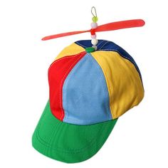 Propeller Cap Hat Helicopter Rainbow Tweedle Pride Fancy Dress Nerd Description: Perfect for festivals, comedy & clown themed events. Includes: Cap w/ Mini Helicopter One Size: Adult Size:56-58cm Random color of propeller It includes one multi-color propeller beanie hat with a propeller and an adjustable snaps on the back. A great hat for any costume parties! Product Packaging: 1 PC Propeller Cap Hat Color: Clear. Nerd Birthday, Pride Party, Tweedle Dee, Nerd Gifts, Kids Adventure, Themed Events, Educational Toys For Kids, Kids Hats, Random Color