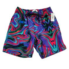 2(X)Ist Mens Catalina 16" Quick-Dry Swirl Printed Swim Trunks Multicolor L *New With Tags, Never Worn* Waist: 30" Inseam: 8" Waist Measurements Are Taken Laid Flat, Not Stretched Inseam Measurements Are Taken Laid Flat From Crotch Seam To End Of Leg 100% Polyester Sku: Bh87 Casual Purple Swimwear For Vacation, Casual Blue Bottoms With Vibrant Print, Purple Spring Bottoms For Poolside, Casual Purple Bottoms For Summer, Casual Multicolor Swimwear With Vibrant Print, Casual Purple Swimwear For Beach Season, Summer Purple Relaxed Fit Bottoms, Multicolor Relaxed Fit Swimwear For Beach Season, Casual Multicolor Print Swimwear For Summer