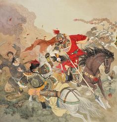 Chinese Drawing, Chinese Artwork, Traditional Chinese Art, Chinese Art Painting, Combat Art, Asian History, Tibetan Art