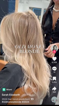 Blonde Hair Inspiration For Fall, Blonde Hair Inspiration Short, Cold Blonde Hair, Lived In Bright Blonde, Blonde 2024, Blonde Hair Fall, Old Money Blonde, Balayage Hair Brunette, Bob Black Women