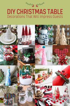 Diy Christmas Table Decorations, Christmas Tree Napkin Fold, Christmas Party Table Decorations, Christmas Table Decorations Diy, Christmas Candles Diy, Christmas Dining Table Decor, Diy Christmas Table, Christmas Party Table