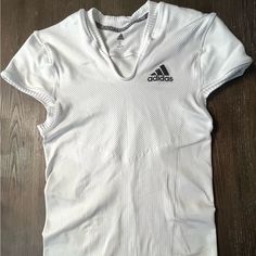 New With Tag. This Is Stretchable. Adidas Football, Adidas White, Compression Shirt, White Adidas, Adidas Men, Color White, Tee Shirts, Mens Shirts, Man Shop