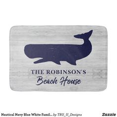 the robinson's beach house door mat