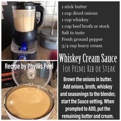 a recipe for making ice cream in a blender with instructions on how to use it