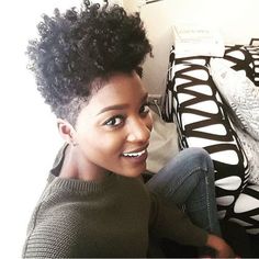 Photo Short Natural Styles, Tapered Twa, Natural Hair Beauty, Big Chop