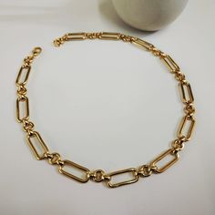 "SALE 40% OFF + FREE SHIPPING Handcrafted statement necklace 24k matte Gold plated necklace This unique necklace will upgrade any outfit! Eye catching nacklace Handmade nacklace - 24k Matte Gold Plated chain Dimensions: Chains - Width: 0.4\" inch / 1 cm Length: 1\" inch / 25 m\"m Thickness: 0/12\" inch / 3 m\"m Handcrafted by Cactus fun studio, necklace will be sent to you in a gift box! Like wearing a set? We have a perfect matching bracelet! https://www.etsy.com/il-en/listing/798346217/massive Minimalist Gold Toggle Necklace For Formal Occasions, Gold Toggle Necklace With Rectangular Links, Metal Chain Necklace With Clavicle Chain And Rectangular Links, Gold Toggle Necklace With Lobster Clasp, Gold Toggle Necklace With Chunky Chain In Minimalist Style, Gold Link Toggle Necklace Chic Style, Gold Chic Toggle Link Necklace, Everyday Gold-tone Link Toggle Necklace, Chic Gold Link Toggle Necklace