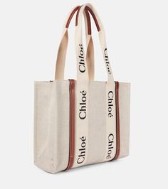 € 735 Neutral Bags, Neutral Bag, Felt Tote, Chloe Bag, Medium Tote, Dark Brown Leather, Cute Bags, Net A Porter, Canvas Tote