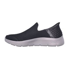 Just step and go in flexible comfort and style wearing Skechers Hands Free Slip-ins GO WALK Flex - No Hands. This design features our exclusive Heel Pillow, a Skechers Air-Cooled Memory Foam insole, and a lightweight ULTRA GO cushioned midsole.Closure Type: Slip-OnUpper/Outer Base Material: 100% TextileShoe Lining Material: PolyesterSole Material Content: 100% EvaCountry of Origin: Imported Flat Walking Sneakers With Arch Support, Slip-on Synthetic Walking Shoes With Ortholite Insole, Slip-on Synthetic Walking Sneakers, Slip-on Synthetic Sneakers For Walking, Synthetic Slip-on Walking Sneakers, No Hands, Shoes Walking, Walking Shoes, Hands Free