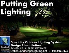 an outdoor lighting system is shown in this advert for the company's website