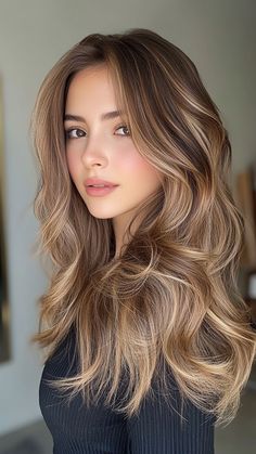 2024’s Top Balayage Hair Color Ideas: 30 Gorgeous Looks to Elevate Your Style Makeup For Balayage Hair, Hair Coloring Balayage, Lightest Brown Balayage, Balayage Hair On Pale Skin, Balayage On Ash Brown Hair, Light Brown Balayage On Brown Hair, Blonde Hair For Light Olive Skin, Balayage Hair For Cool Skin Tone, Rich Bronde Balayage