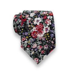 This Handcrafted Floral Tie Is Perfect For Weddings, Parties And Other Special Occasions - An Excellent Gift For Any Gentleman That Enjoys Dressing Bold And Dapper! Fabric: 100% Cotton Style: Classic Width Approx. Measurements: (W) 3.25” X (L) 58” Care: Dry Clean Only Tags: Stylish, Debonair, Dandy, Groom, Groomsman, Best Man, Bridal, Spring, Summer, Sartorial, Sprezzatura, Gqstyle, Husband, Father’s Day, Anniversary, Valentines, Christmas Gift Black Summer Business Ties, Multicolor Ties For Black Tie Events In Spring, Multicolor Ties For Spring Black Tie Events, Black Ties As A Summer Gift, Black Summer Formal Ties, Elegant Black Summer Ties, Classic Black Ties, Classic Fitted Multicolor Ties, Black Tie For Spring