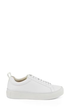 A platform sole kicks up the modern appeal of this fresh and sporty lace-up sneaker. 1 1/2" platform Leather upper and lining/rubber sole Imported Trendy Everyday Platform Sneakers In Synthetic, Trendy Synthetic Platform Sneakers For Everyday Wear, Modern Sneakers With Lug Sole For Spring, Modern Lug Sole Sneakers For Spring, Everyday Trendy Synthetic Platform Sneakers, Trendy Platform Sneakers With Contrast Sole For Everyday, Modern Everyday Platform Sneakers With Round Toe, Trendy Platform Sneakers With White Sole For Everyday, Modern Round Toe Platform Sneakers For Everyday