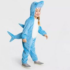 Includes: 1x Jumpsuit Condition: Brand New Never Worn! Toddler Shark Costume, Halloween Costume Jumpsuit, Shark Halloween Costume, Shark Halloween, Shark Costume, Halloween Kids Costumes Girls, Monkey Costumes, Halloween Infantil, Costume Jumpsuit