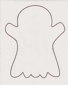 a paper cut out of a ghost face