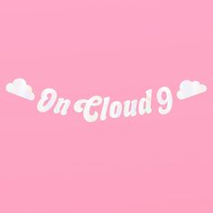 Cloud Nine Banner - Ellie and Piper Banner Product, Rainbow Theme Party, White Foil, On Cloud Nine, Iridescent White, You're Invited, Cloud Nine, 9th Birthday, Cloud 9