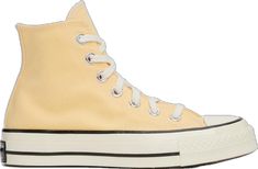 Converse Yellow, Chuck 70, Converse Sneakers, Mens Sportswear, Sneaker Collection, Season Colors, Canvas Sneakers, Personal Shopping, Men's Sneakers