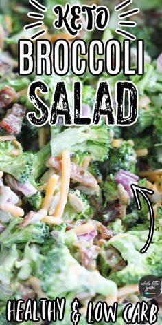 broccoli salad healthy and low carb