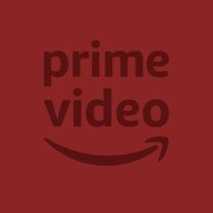 the amazon prime video logo is shown on a red background with black lettering that reads,'prime video '