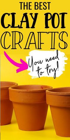 the best clay pot crafts you need to try