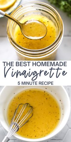 the best homemade vinaigrette recipe for 5 minutes