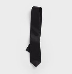 Black Silk Necktie | The Black Tux Classic Necktie For Black-tie Events, Black Standard Tie For Office, Black Neckwear With Ties For Business, Classic Black Formal Neckwear, Black Tie For Black Tie Events, Elegant Black Tie For Office, Elegant Black Neckwear For Business, Classic Black Office Ties, Elegant Black Office Ties