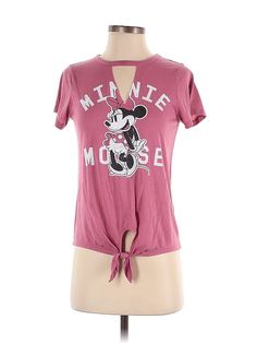 Disney Short Sleeve T Shirt Size: 3 Tops - used. 67% POLYESTER, 33% RAYON | Disney Short Sleeve T-Shirt: Pink Tops - Size 3 Disney Shorts, Pink Shorts, Pink Tops, Long Sleeve T Shirt, Short Sleeves Tops, Long Sleeve Tshirt, Women Handbags, Womens Tops, T-shirt