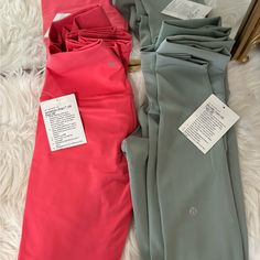 Nwt, Align Leggings 28”. The Green Wunder Train 28” Are Available As Well! Selling $35 Each Or $60 For Both. If You Want Both Bundle Them Together And I Will Send An Offer! Align Leggings, Lululemon Align Leggings, Wunder Train, Lululemon Align, Christmas List, Colorful Leggings, Pant Jumpsuit, Size 2, Cute Outfits