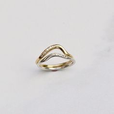 NEW Wave Ring large Version Wave Band Diamond Wave Ring - Etsy Wave Wedding Band, Wavy Ring, Gold Wave Ring, True Heart, Wave Jewelry, Gold Waves, Braided Ring, Gold Bond, Nature Ring