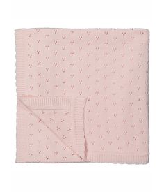 This snuggly blanket is soft and lightweight cotton with darling pointelle knit for precious cuddle times. Traditional nursery look and feel. Available in ecru or soft pink. Blanket measures 30 inches by 40 inches. Material: Cotton Simple Baby Blanket, Traditional Nursery, Knit Baby Blanket, Pink Blanket, Pointelle Knit, Knitted Baby Blankets, Baby Knitting