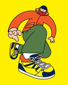 an image of a cartoon character on a skateboard