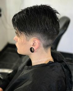 High Fade Haircut Women, Men Haircut Undercut, Fade Haircut Women, Hair Stail, Mens Haircuts Short Hair, Mens Hair Colour, Asian Haircut, Men Hair Color