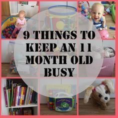 there are many things to keep an i month old busy