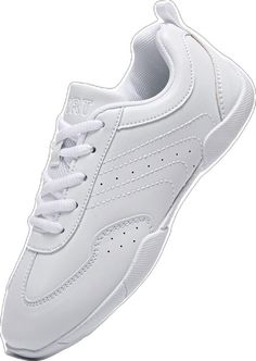 a white tennis shoe on a white background