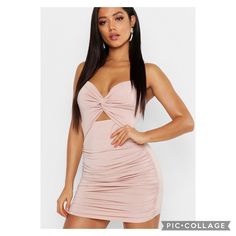 New With Tags Attached Boohoo Us 4 Stretchy Material Fitted Pit To Pit 14” / Pit Down 26” / Tags Attached Bundle And Save Bodycon Mini Dress Casual, Chic Evening Dress, Evening Dress Collection, Dresses Bodycon, Boohoo Dresses, Fashion Nova Dress, Bodycon Fashion, Mini Dress Casual, Satin Mini Dress