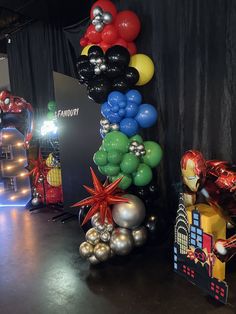 balloons and decorations are on display at an event